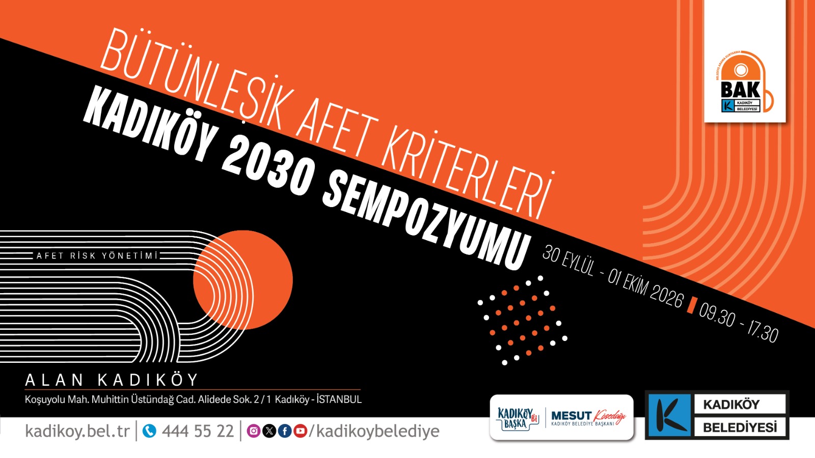 Kadıköy’de afetlere karşı sempozyum